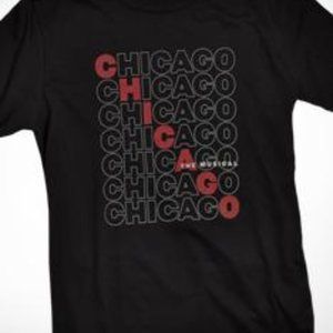 Official Broadway Chicago Repeat Logo Tee